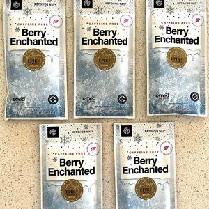 5 Packs of Pruvit KETO OS NAT Berry Enchanted Caffeine Free Exp 05/23